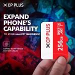 CP PLUS 256GB MICRO SD MEMORY CARD CP-NM256